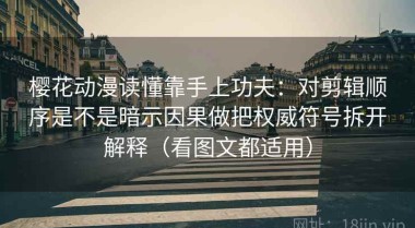 樱花动漫读懂靠手上功夫：对剪辑顺序是不是暗示因果做把权威符号拆开解释（看图文都适用）